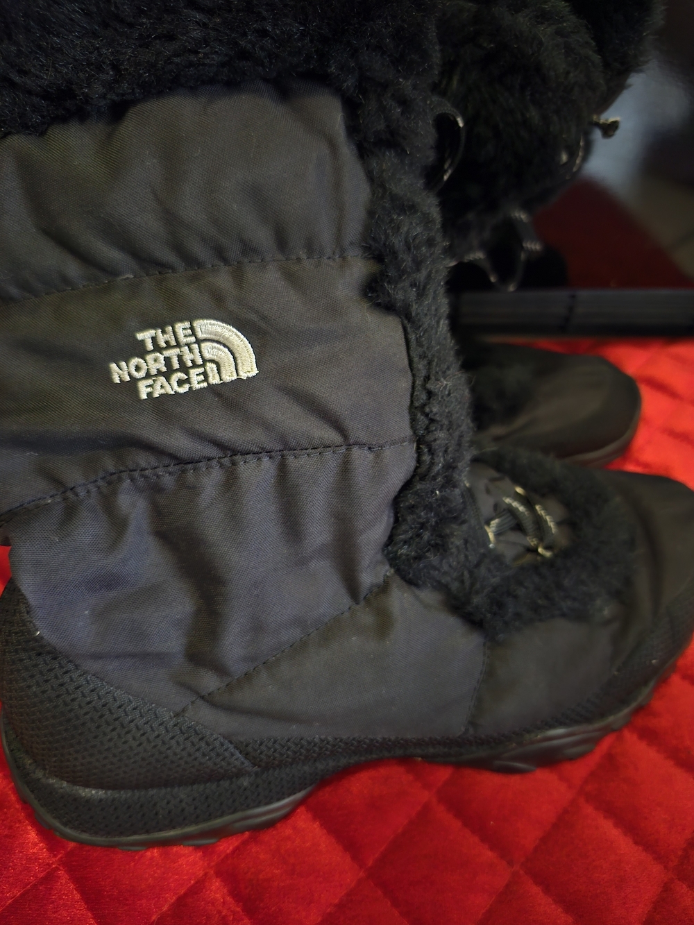 The North Face Women's Black Insulated Winter Boots - Size 10